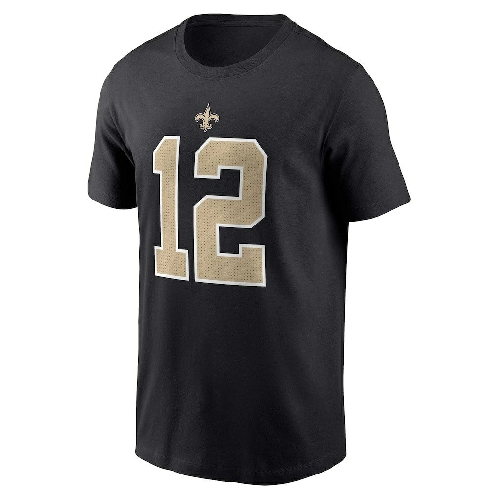 Chris Olave New Orleans Saints Player Name & Number T-Shirt - Black online