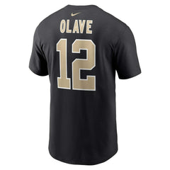 Chris Olave New Orleans Saints Player Name & Number T-Shirt - Black online
