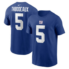Kayvon Thibodeaux New York Giants Player Name & Number T-Shirt - Royal cheap