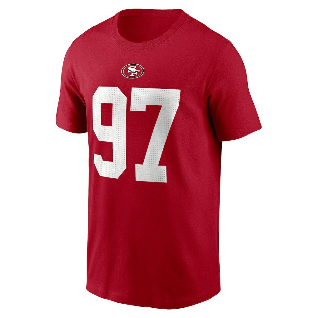Nick Bosa San Francisco 49ers Player Name & Number T-Shirt - Scarlet sale