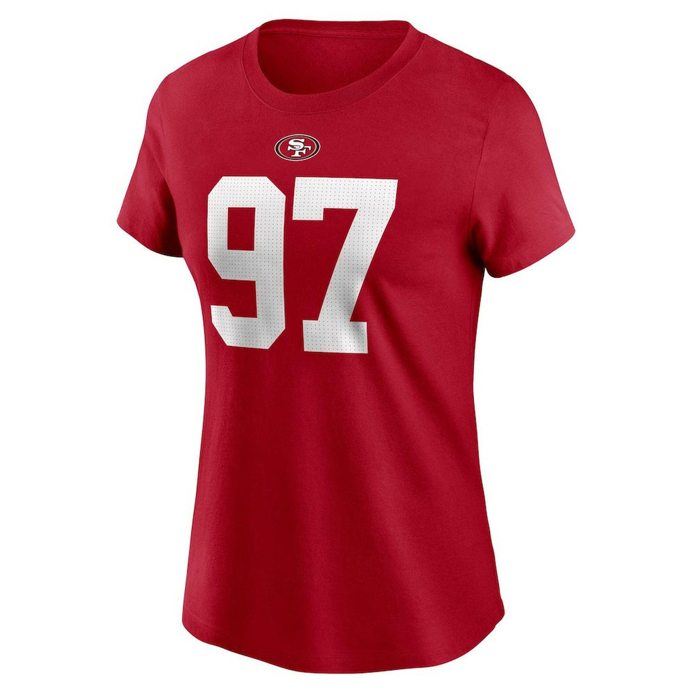 Nick Bosa San Francisco 49ers Women's Player Name & Number T-Shirt - Scarlet discount