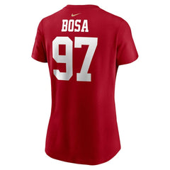 Nick Bosa San Francisco 49ers Women's Player Name & Number T-Shirt - Scarlet discount