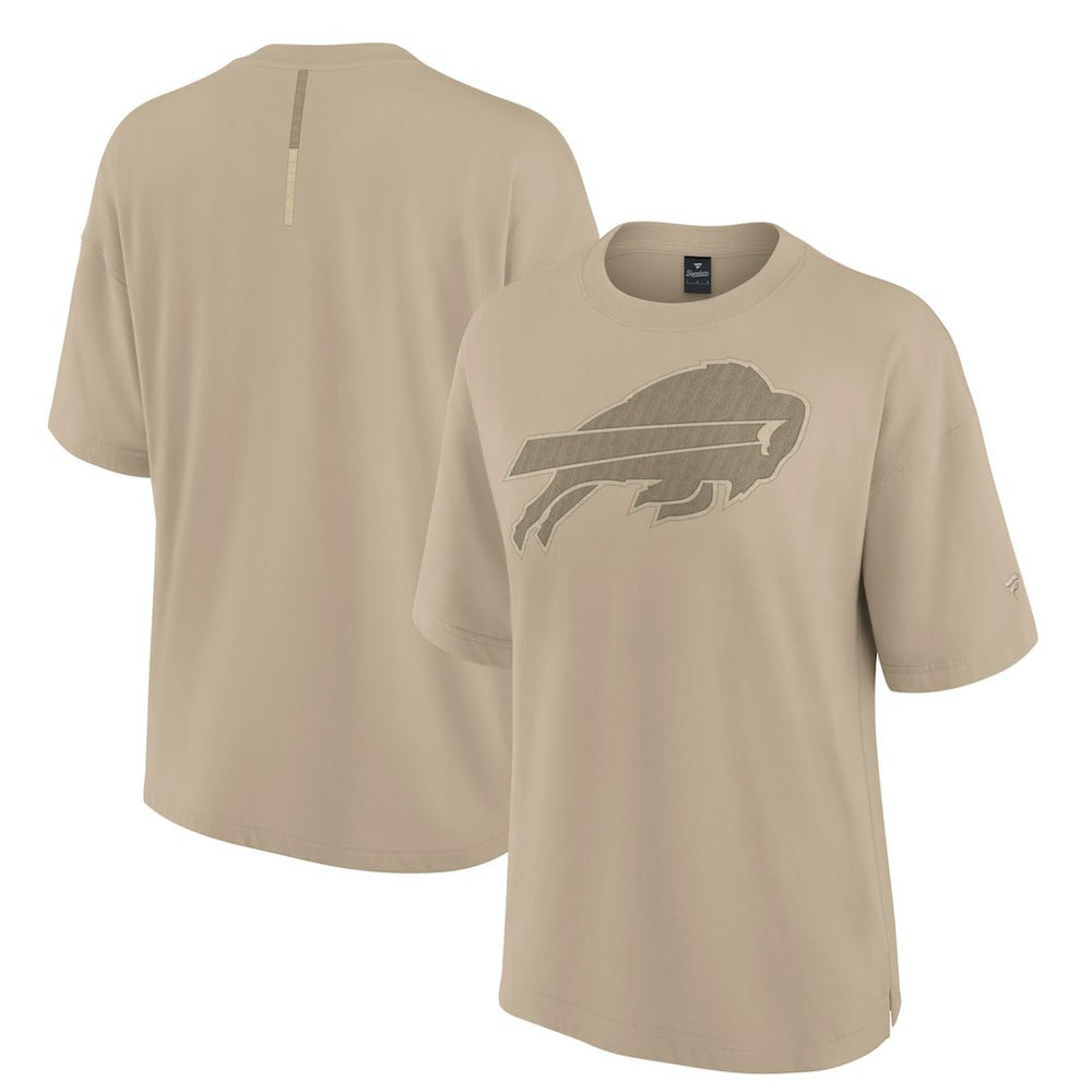 Buffalo Bills Women's Oversized Elements T-Shirt - Khaki on sale