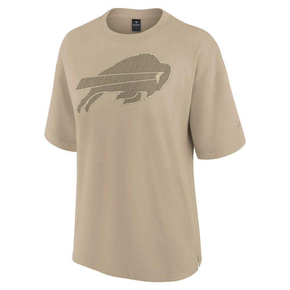 Buffalo Bills Women's Oversized Elements T-Shirt - Khaki on sale
