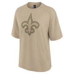 New Orleans Saints Women's Oversized Elements T-Shirt - Khaki online