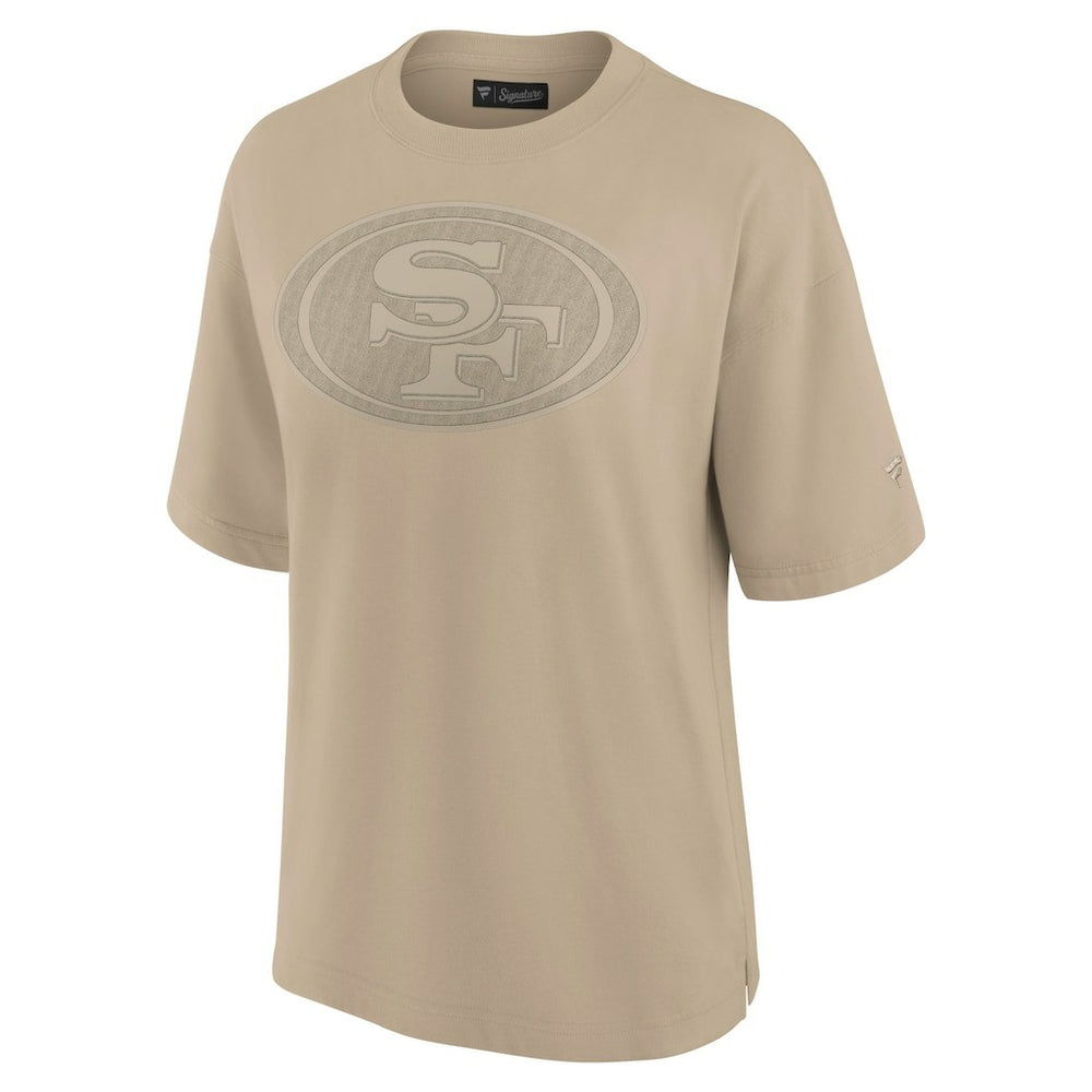 San Francisco 49ers Women's Oversized Elements T-Shirt - Khaki discount