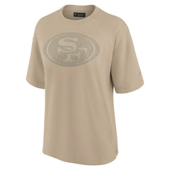 San Francisco 49ers Women's Oversized Elements T-Shirt - Khaki discount