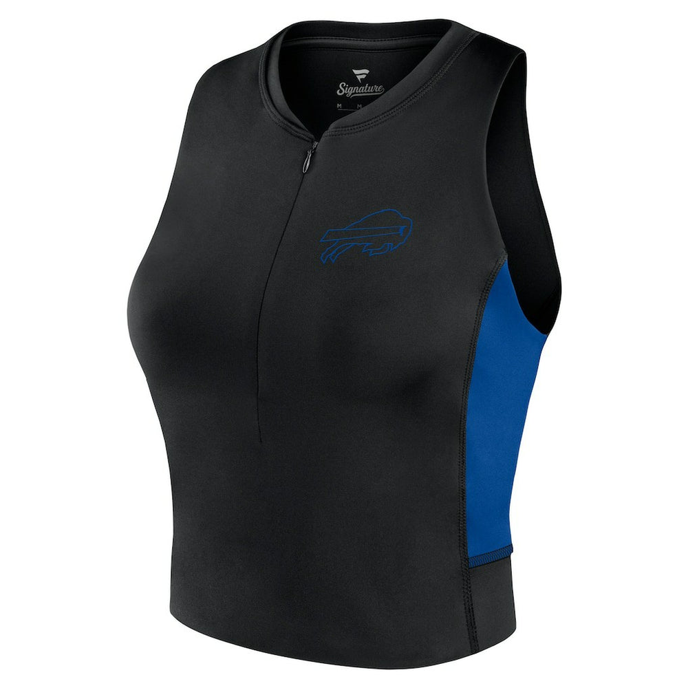 Buffalo Bills Women's Studio Fitted Gym Tank Top - Black for sale