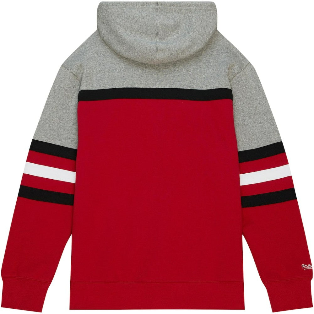 New Jersey Devils Head Coach Pullover Hoodie - Red/Gray Jerseys