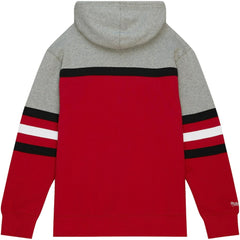 New Jersey Devils Head Coach Pullover Hoodie - Red/Gray Jerseys