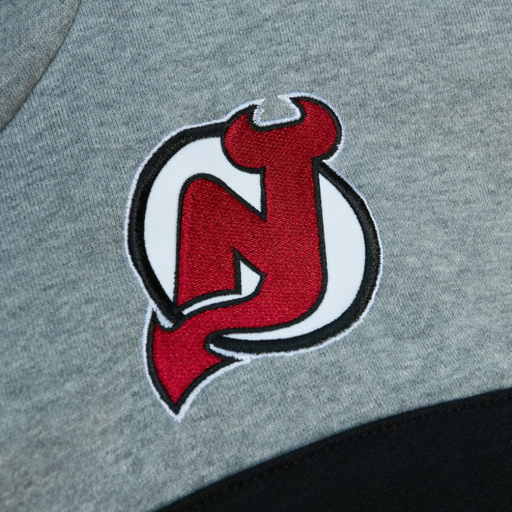 New Jersey Devils Head Coach Pullover Hoodie - Red/Gray Jerseys
