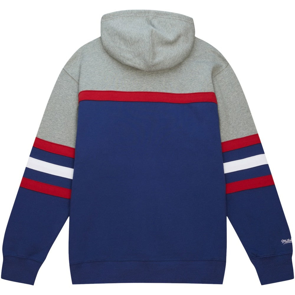 New York Rangers Head Coach Pullover Hoodie - Blue/Gray Hoodies