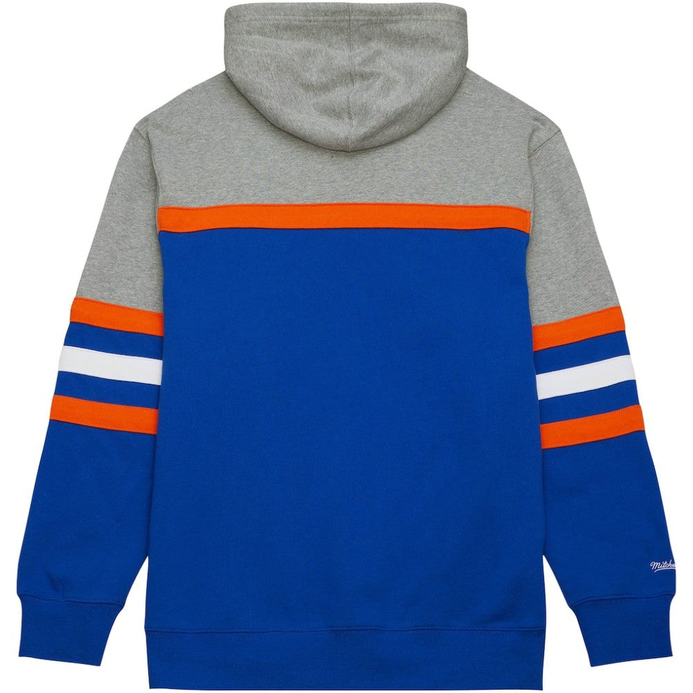 New York Islanders Head Coach Pullover Hoodie - Royal/Gray Hoodies