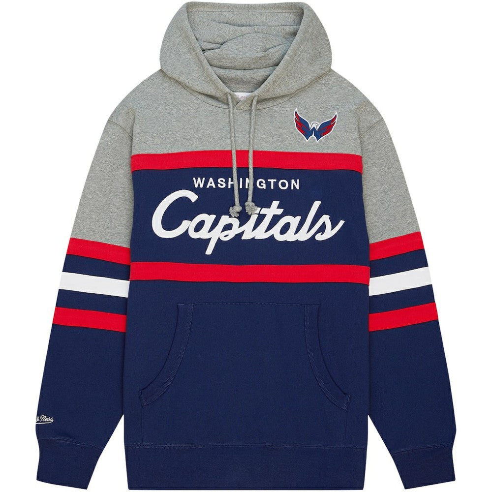 Washington Capitals Head Coach Pullover Hoodie - Navy/Gray Hoodies