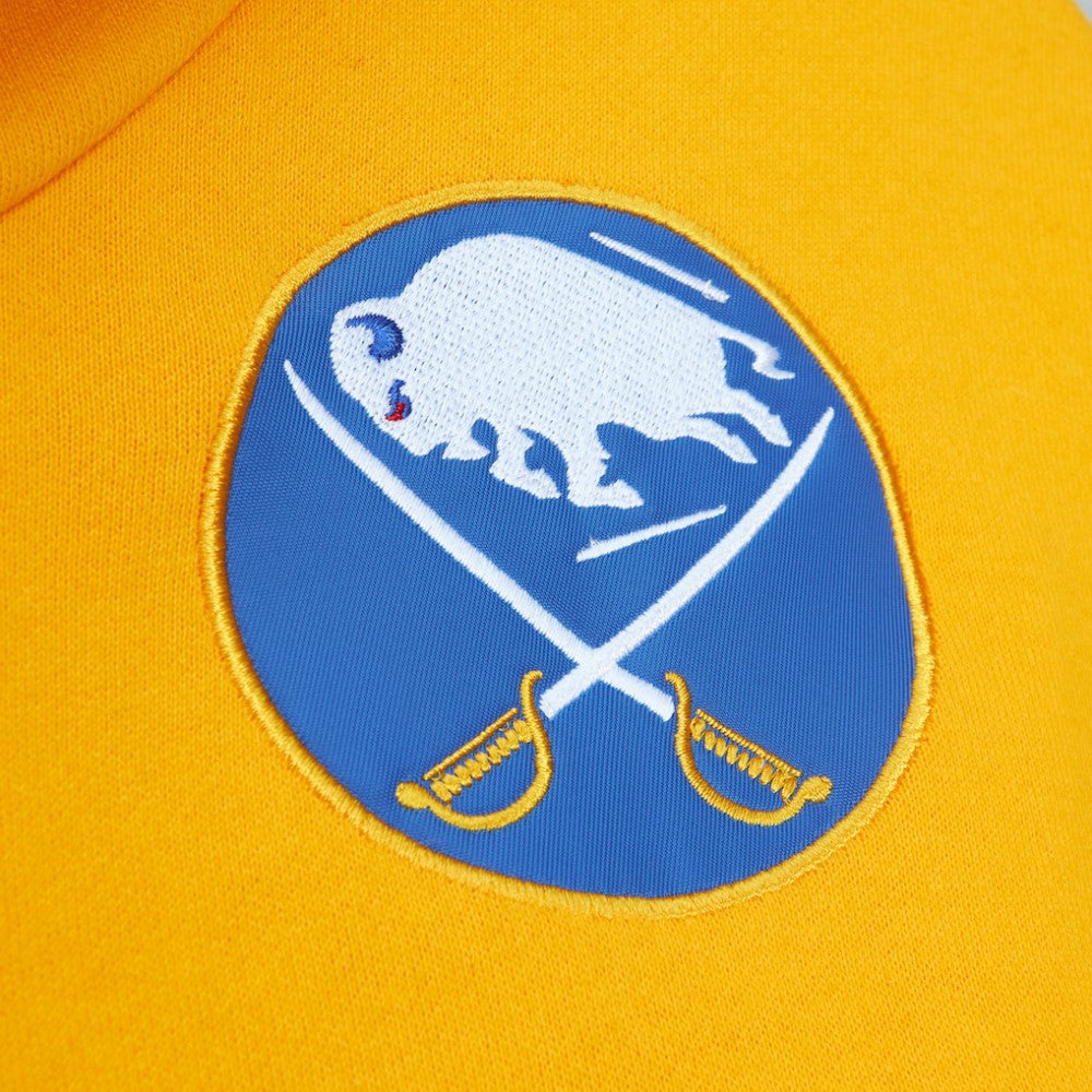 Buffalo Sabres Mitchell & Ness Head Coach Pullover Hoodie - Royal/Gold Hoodies