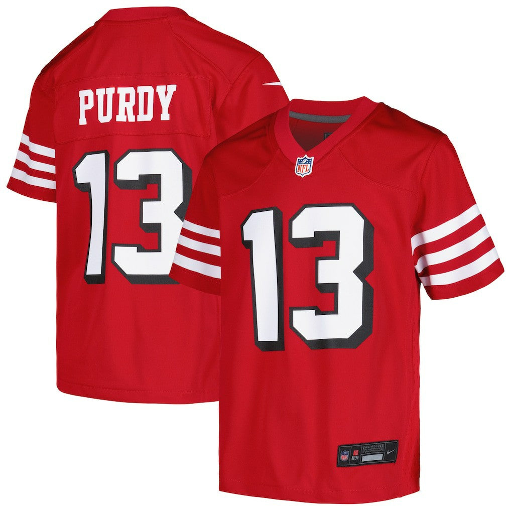 Brock Purdy San Francisco 49ers Youth Game Jersey - Scarlet cheap