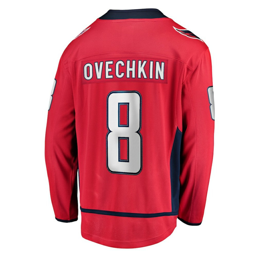Alexander Ovechkin Washington Capitals Fanatics Captain Patch Home Breakaway Jersey - Red Jerseys