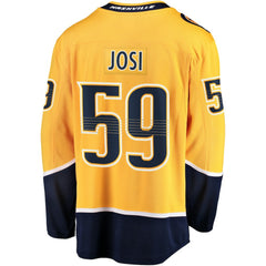 Roman Josi Nashville Predators Fanatics Home Breakaway Jersey - Gold Jerseys