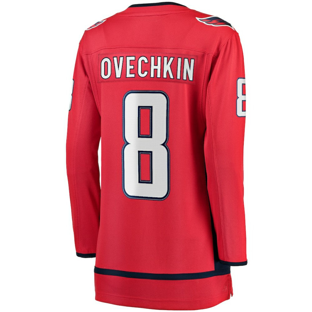Alexander Ovechkin Washington Capitals Fanatics Women's Captain Patch Home Breakaway Player Jersey - Red Jerseys