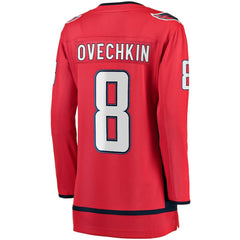 Alexander Ovechkin Washington Capitals Fanatics Women's Captain Patch Home Breakaway Player Jersey - Red Jerseys