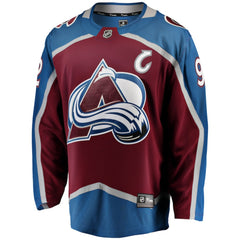 Gabriel Landeskog Colorado Avalanche Fanatics Captain Patch Home Breakaway Jersey - Burgundy Jerseys