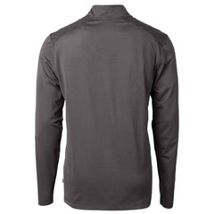Philadelphia Eagles Cutter & Buck Gridiron Classics Big & Tall Virtue Eco Pique Micro Stripe Recycled Quarter-Zip Pullover Top - Charcoal discount