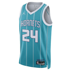 Brandon Miller Charlotte Hornets Unisex NBA Draft Swingman Jersey - Icon Edition - Teal shop