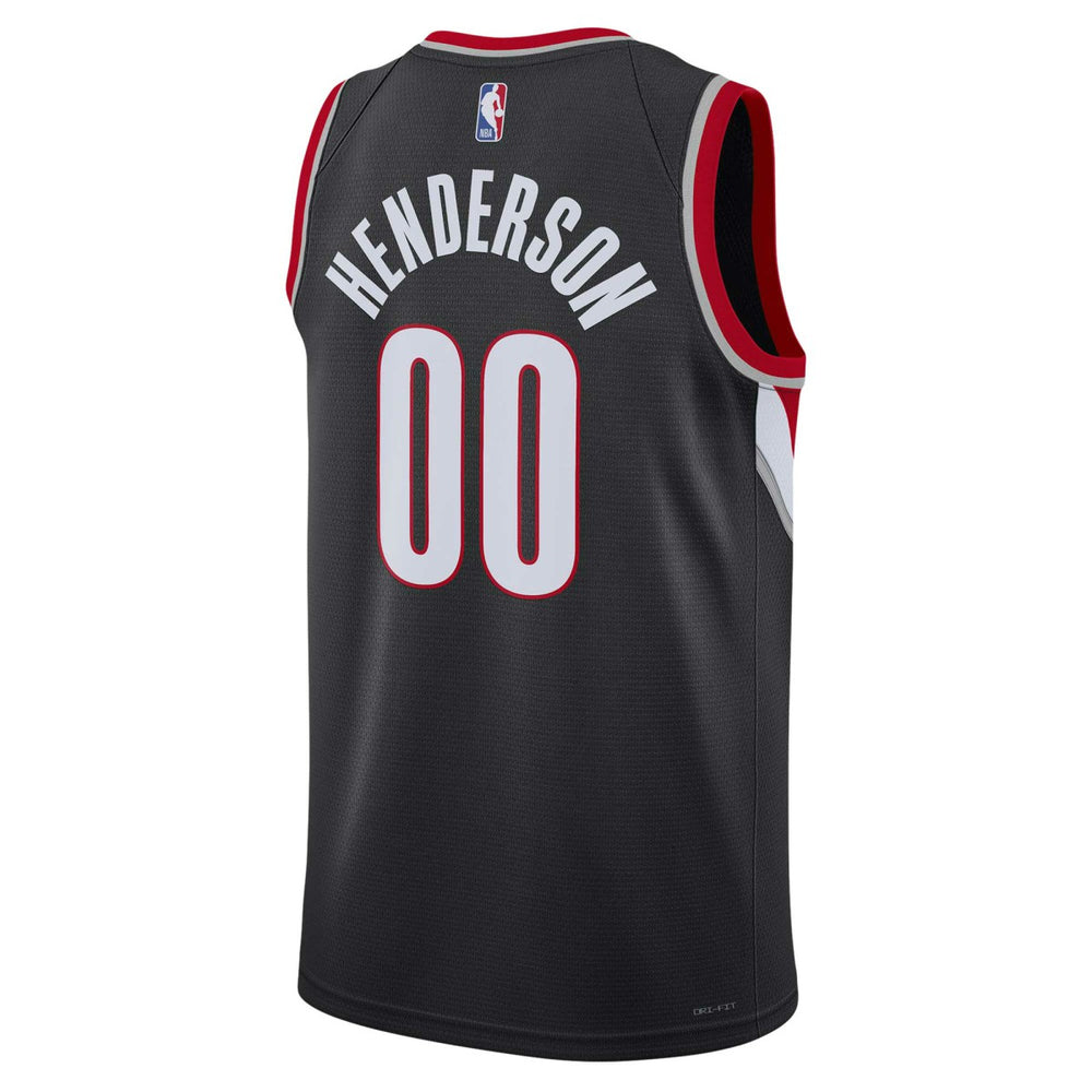 Scoot Henderson Portland Trail Blazers Unisex 2023 NBA Draft Swingman Jersey - Icon Edition - Black outlet