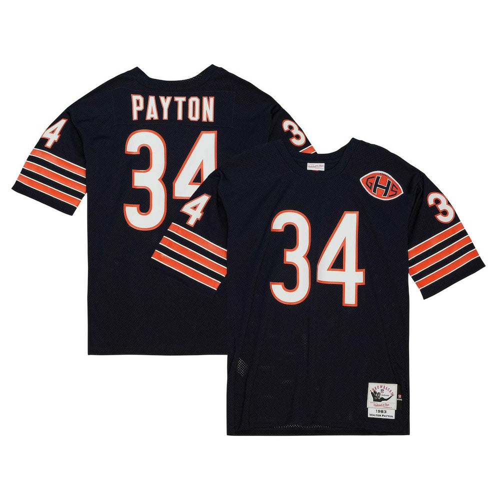 Walter Payton Chicago Bears 1983 Authentic Throwback Retired Player Jersey - Navy cheap
