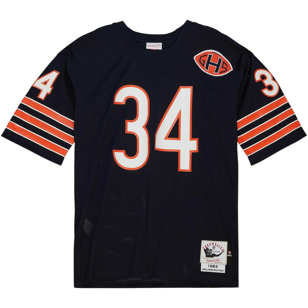 Walter Payton Chicago Bears 1983 Authentic Throwback Retired Player Jersey - Navy cheap