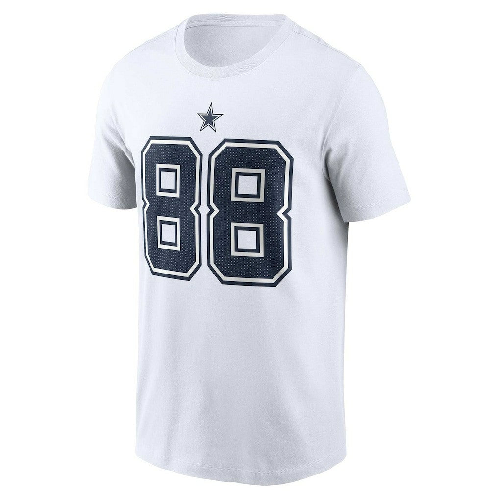 CeeDee Lamb Dallas Cowboys Player Name & Number T-Shirt - White cheap