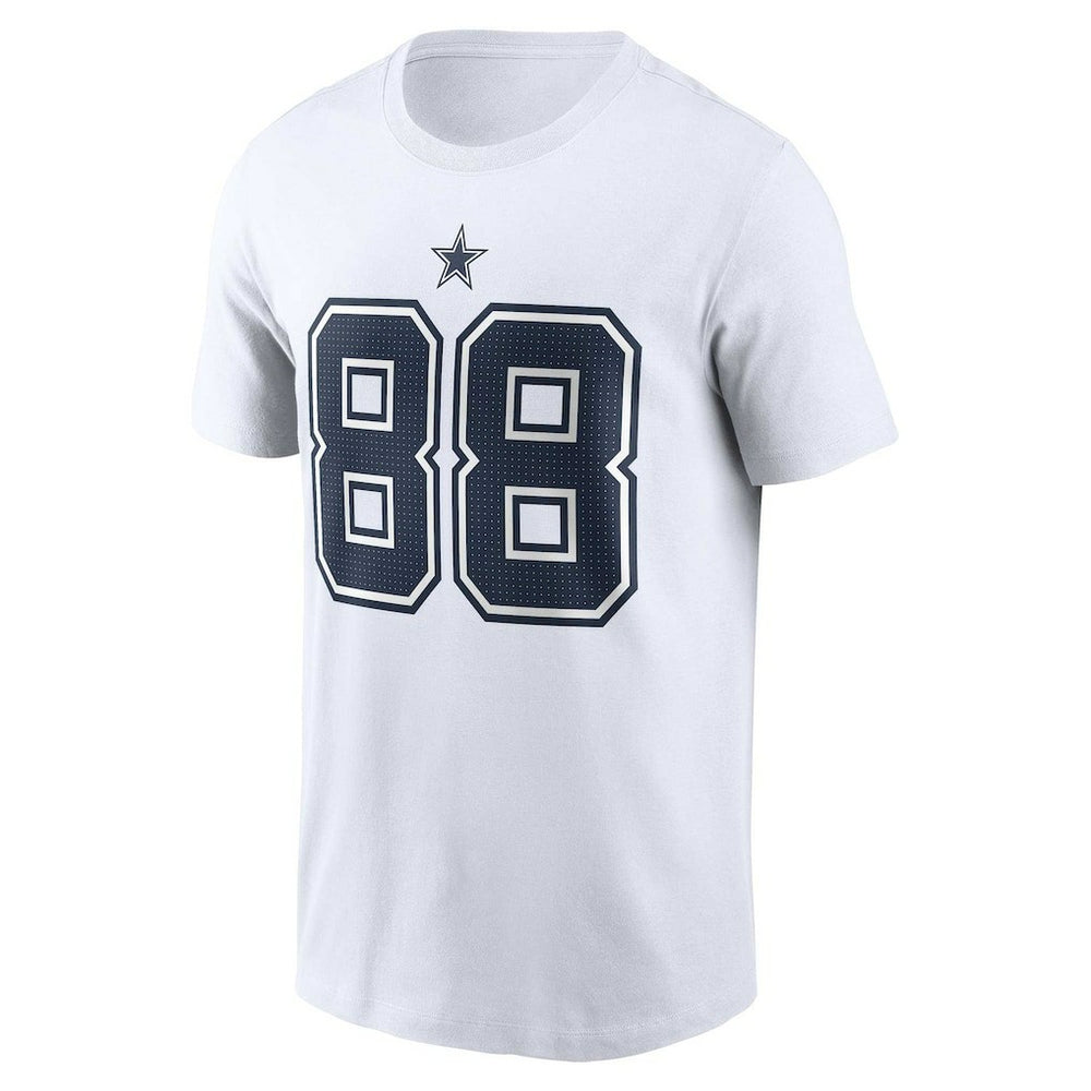 CeeDee Lamb Dallas Cowboys Player Name & Number T-Shirt - White cheap