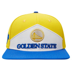 Golden State Warriors Pro Standard Pinch Chevron Adjustable Hat sale - Gold/Royal cheap