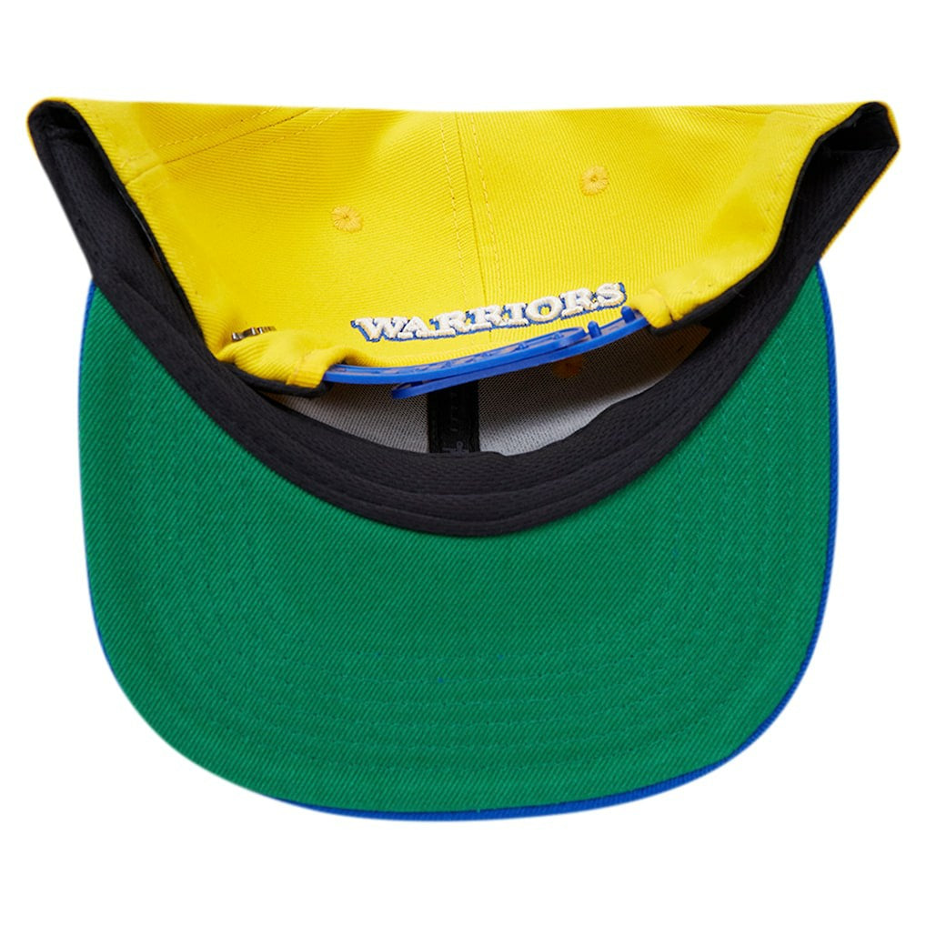Golden State Warriors Pro Standard Pinch Chevron Adjustable Hat sale - Gold/Royal cheap