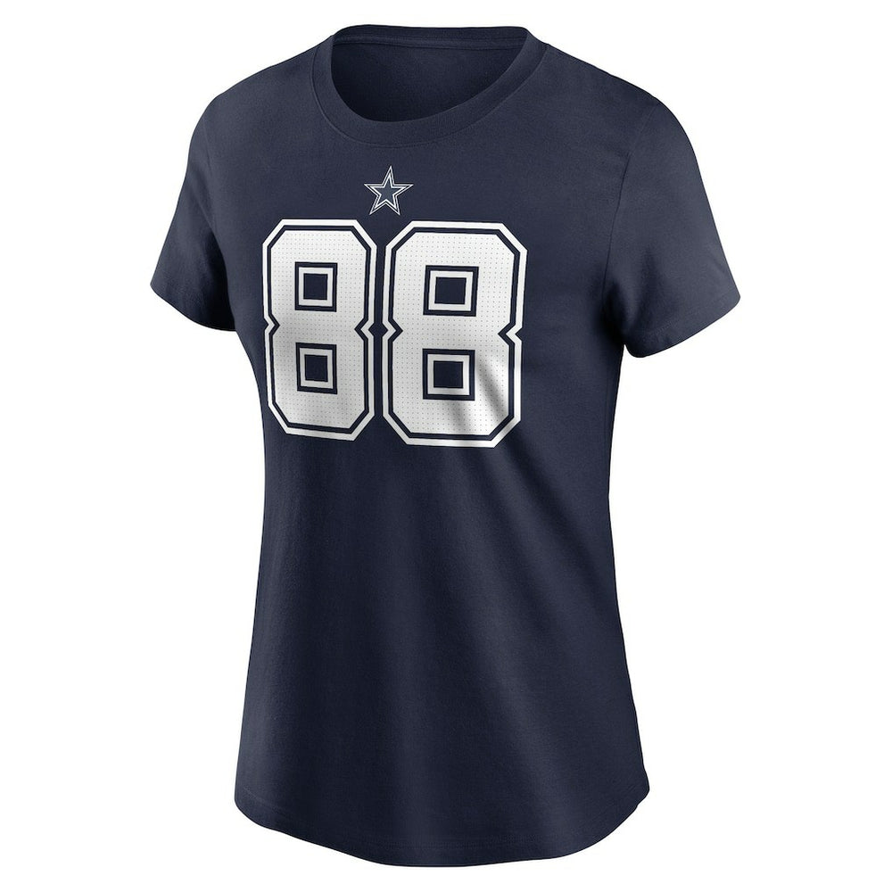 CeeDee Lamb Dallas Cowboys Women's Player Name & Number T-Shirt - Navy on sale