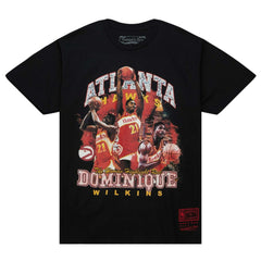Dominique Wilkins Atlanta Hawks Hardwood Classics Bling Concert Player T-Shirt - Black online