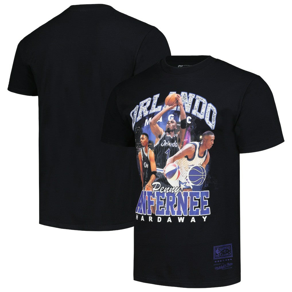 Penny Hardaway Orlando Magic Hardwood Classics Bling Concert Player T-Shirt - Black shop