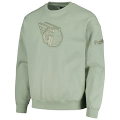 Cleveland Guardians Pro Standard Neutral Drop Shoulder Pullover Sweatshirt Green