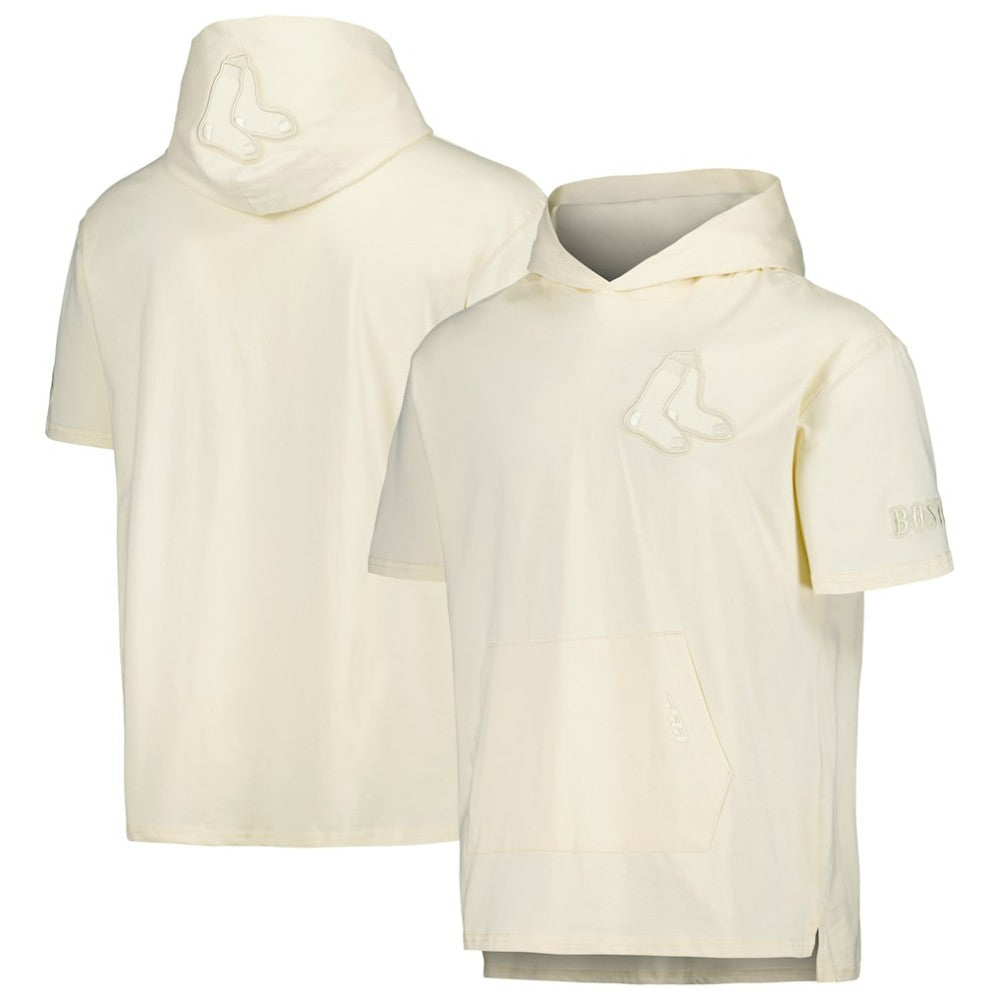 Boston Red Sox Pro Standard Neutral Hoodie T-Shirt Cream