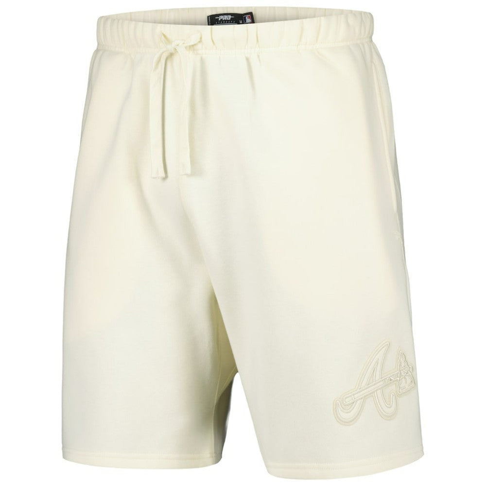 Atlanta Braves Pro Standard Neutral Fleece Shorts Cream