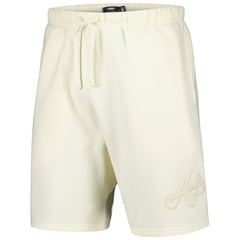 Atlanta Braves Pro Standard Neutral Fleece Shorts Cream