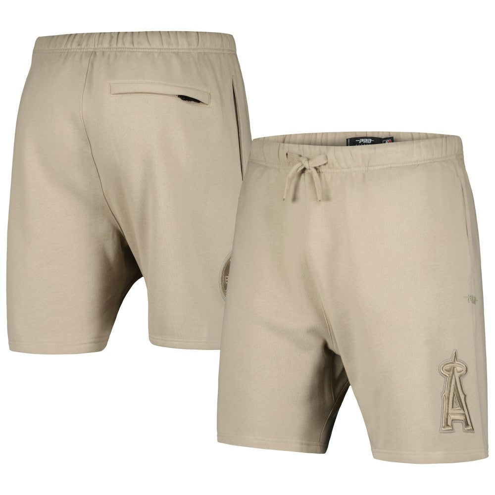Los Angeles Angels Pro Standard Neutral Fleece Shorts Khaki