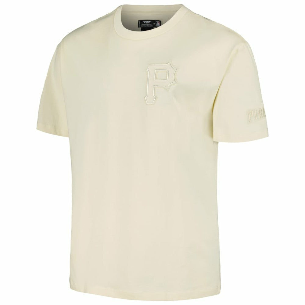 Pittsburgh Pirates Pro Standard Oversized Neutral CJ Dropped Shoulders T-Shirt Cream