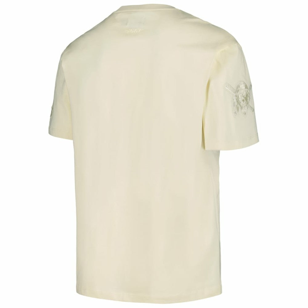Pittsburgh Pirates Pro Standard Oversized Neutral CJ Dropped Shoulders T-Shirt Cream
