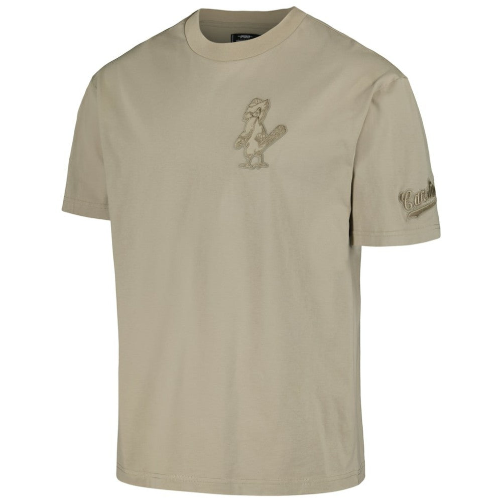 St. Louis Cardinals Pro Standard Oversized Neutral CJ Dropped Shoulders T-Shirt Tan