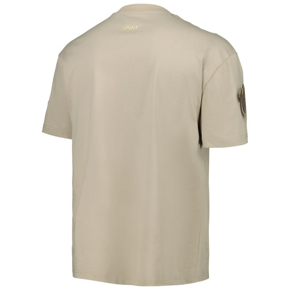 Washington Nationals Pro Standard Oversized Neutral CJ Dropped Shoulders T-Shirt Tan