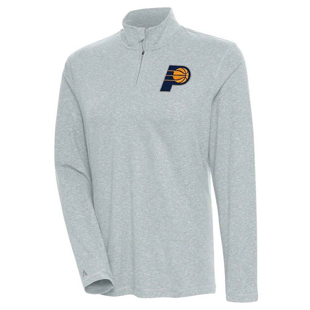 Indiana Pacers Antigua Women's Confront Quarter-Zip Pullover Top - Heather Gray discount