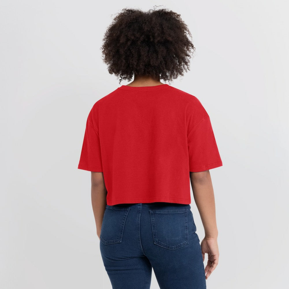 St. Louis Cardinals Women's Elements Super Soft Boxy Cropped T-Shirt Red