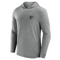 Baltimore Orioles Front Office Tech Lightweight Hoodie T-Shirt Black