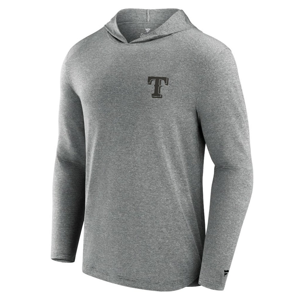 Texas Rangers Front Office Tech Lightweight Hoodie T-Shirt Black